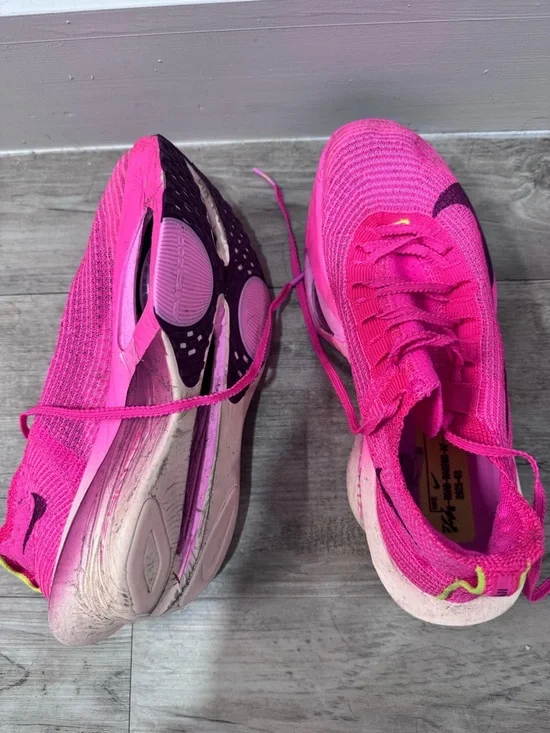 Nike Air Zoom Alphafly NEXT% 3 Hyper Pink Womens Shoes FD8315-601 Size 8.5 - Picture 3 of 5